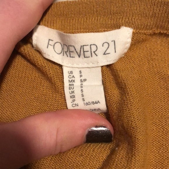 yellow cardigan - Picture 3 of 3